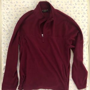 red half zip